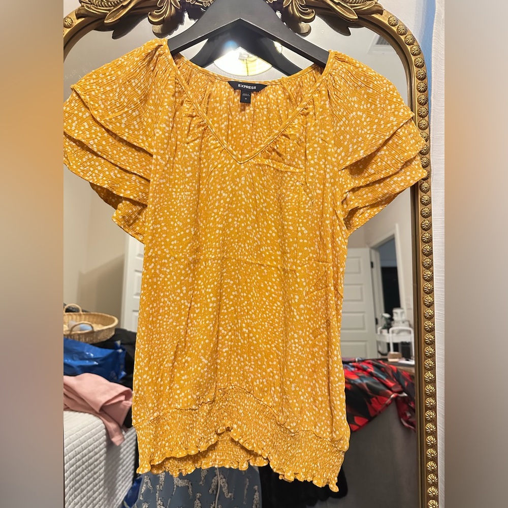 Express Flutter Sleeve Top